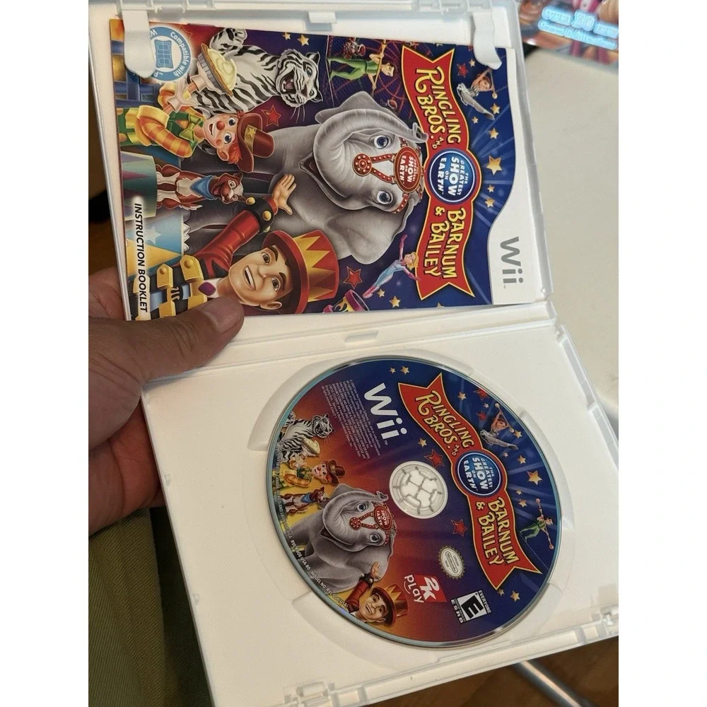 Nintendo Wii Games , Lot Of 5 Carnival Games , Big Brain Academy